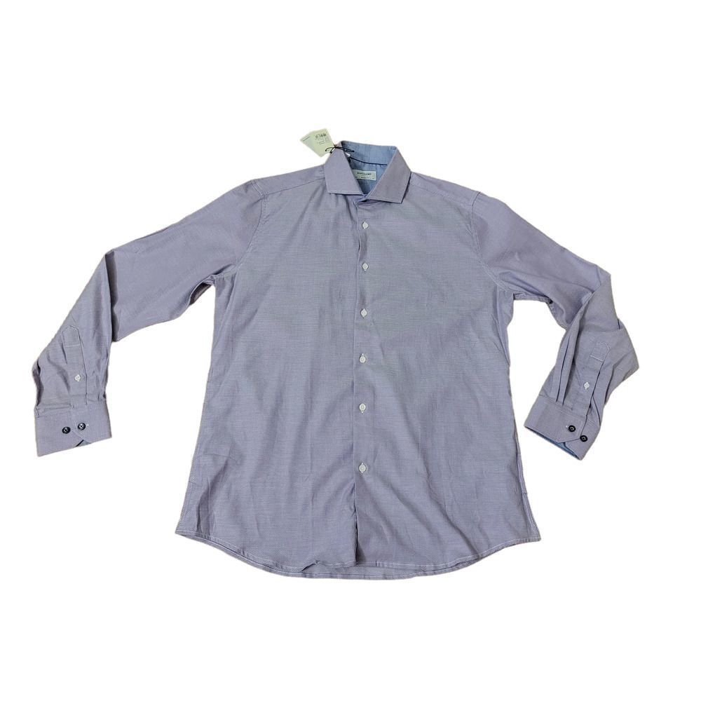 Duchamp Mens Dress Shirt Purple NWT 10.5 L 42
